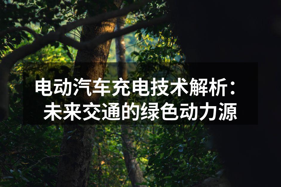 电动汽车充电桩的建设现场